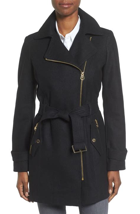 michael kors wool blend c|Michael Kors wool coat.